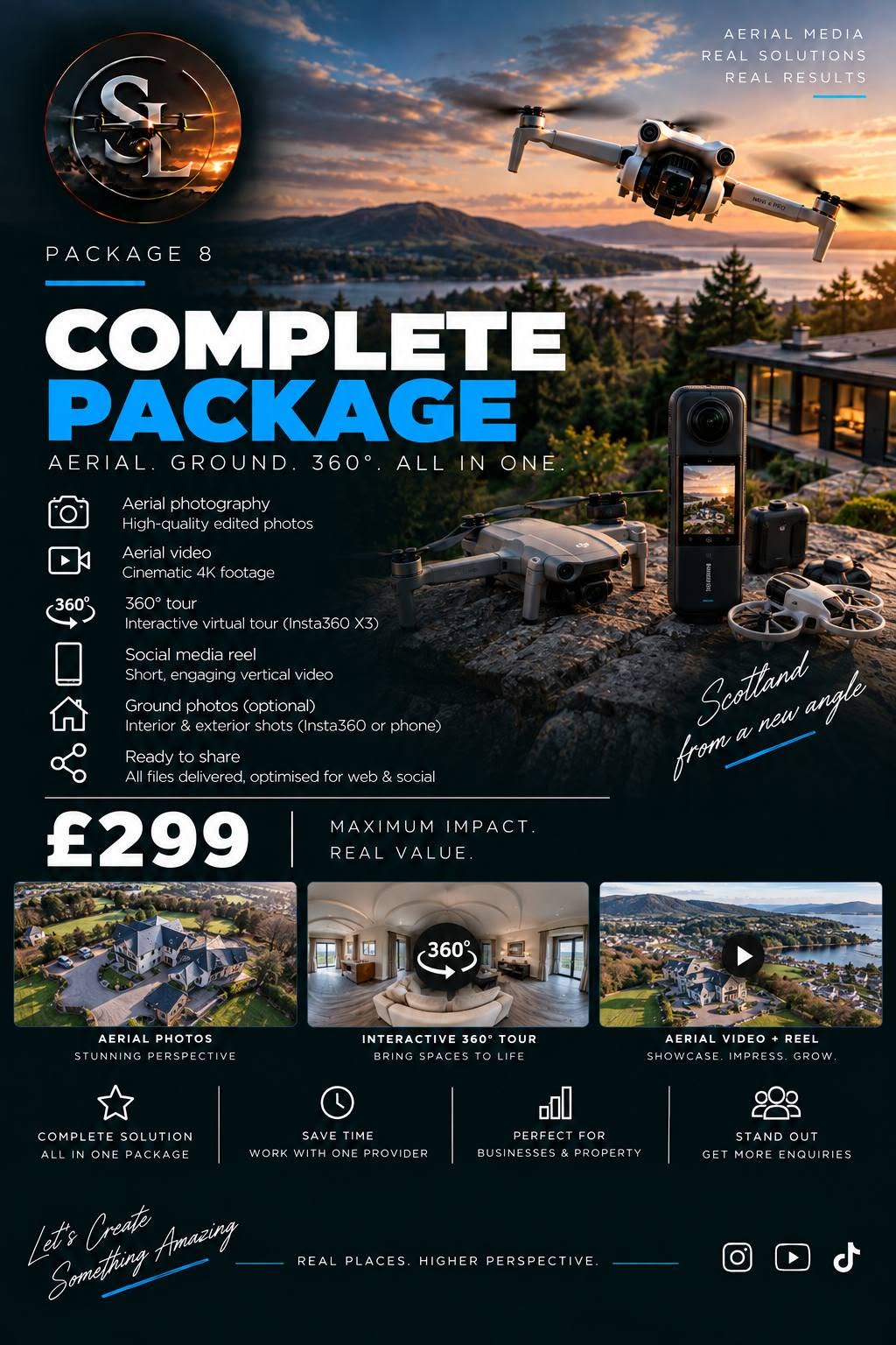 Complete Package package — £299. Click to view the full offer.